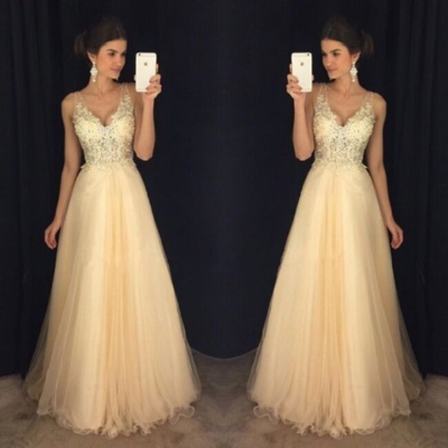 Chiffon Sequin Evening Dress (Gown)